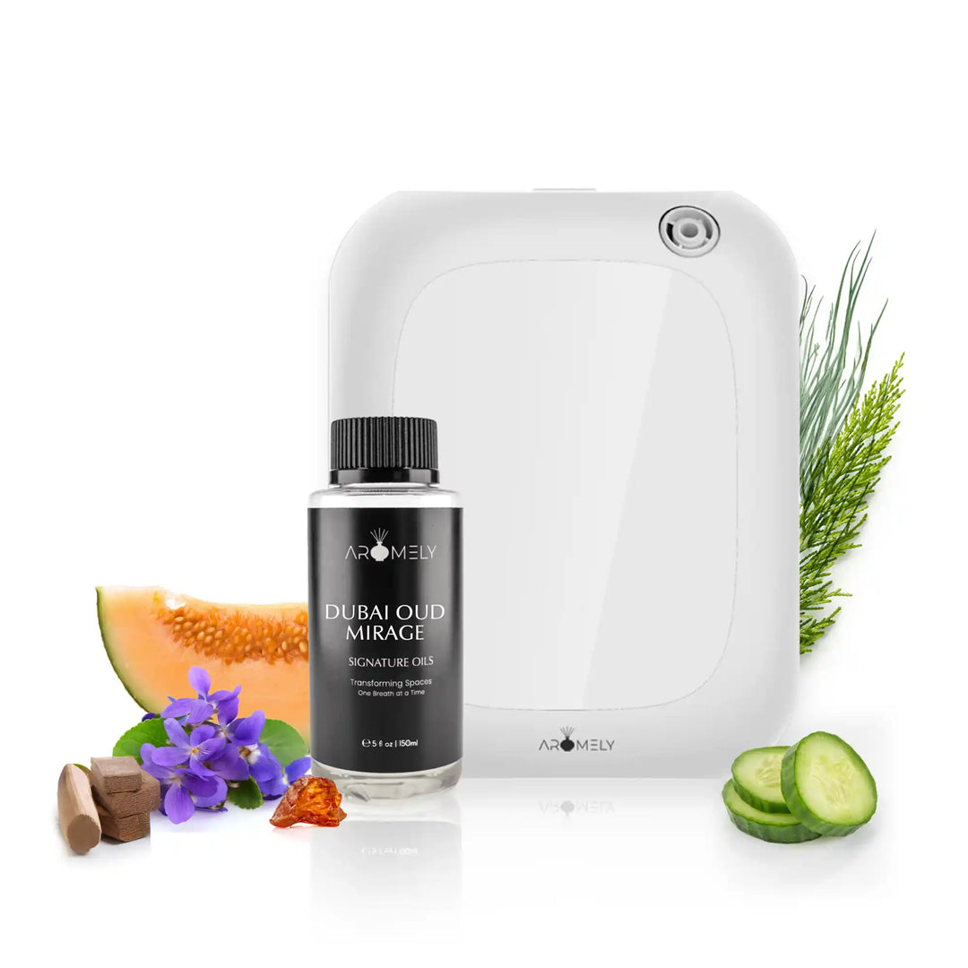 Aro X25 Max Scent Diffuser + Dubai Oud Mirage (150ml) Gift Set - AROMELY