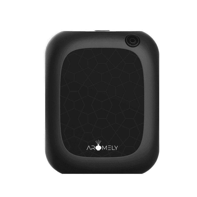 Aromely ARO 25 MAX black scent diffuser with cold air tech covers 1,500 sq ft, Bluetooth enabled