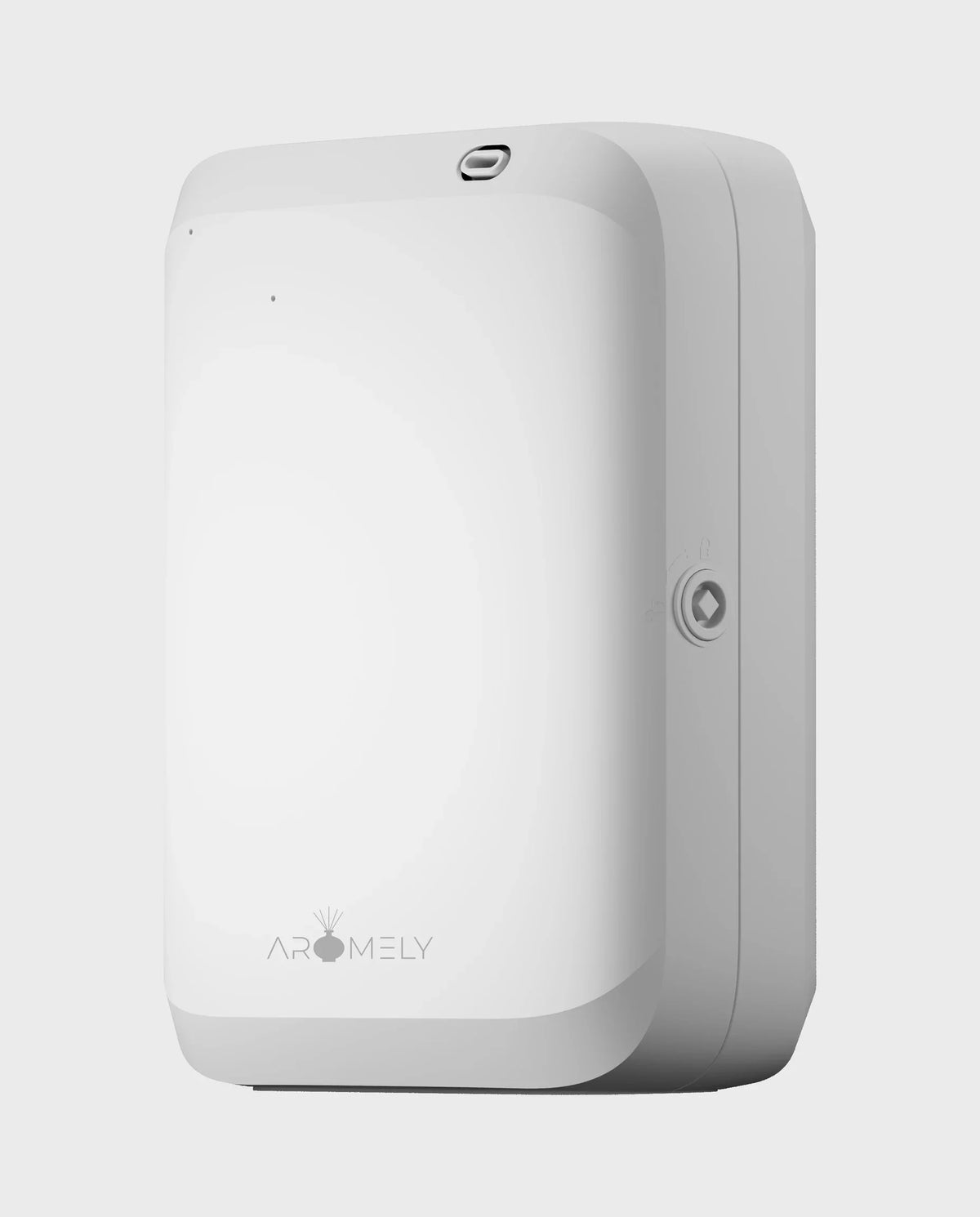 ARO LUX scent diffuser in white, side view