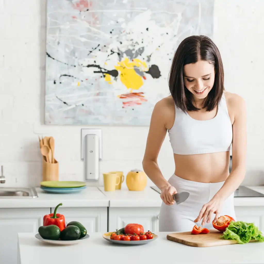 Aromely ARO-BLISS Bluetooth scent diffuser fills rooms with pure fragrance scenting kitchen