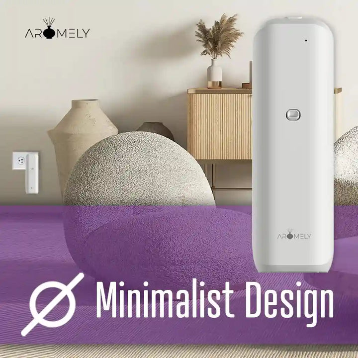 Aromely ARO-BLISS Bluetooth scent diffuser fills rooms with pure fragrance and minimalist deisgn