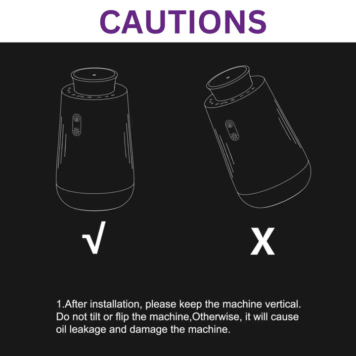 Cautions of use for Portable Aromely car diffuser for sedans and SUVs, luxury scent diffuser