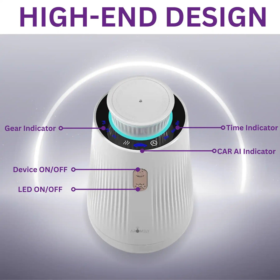 Portable Aromely car diffuser deisgn for sedans and SUVs, luxury scent diffuser