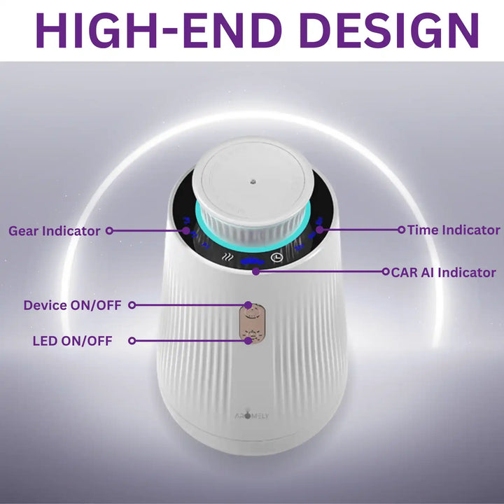 Portable Aromely car diffuser deisgn for sedans and SUVs, luxury scent diffuser