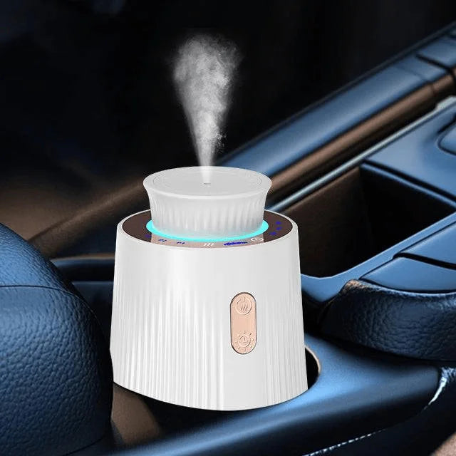 Portable Aromely car diffuser for sedans and SUVs, luxury scent diffuser working hard