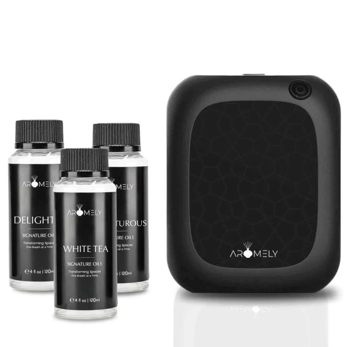 Aromely Gift Set for 1500 SqFt: 1 ARO X25 MAX + 3x50ml diffuser
