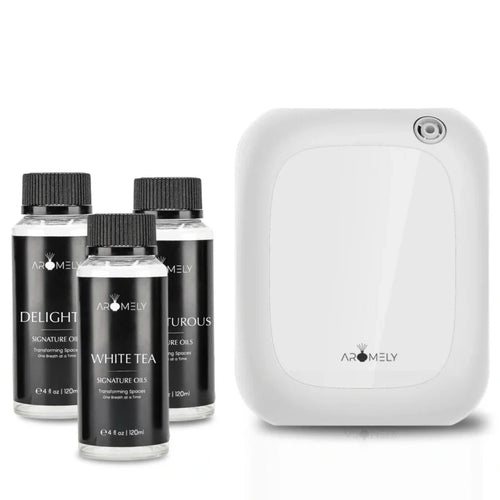 Aromely Gift Set for 1500 SqFt: 1 ARO X25 MAX + 3x50ml diffuser