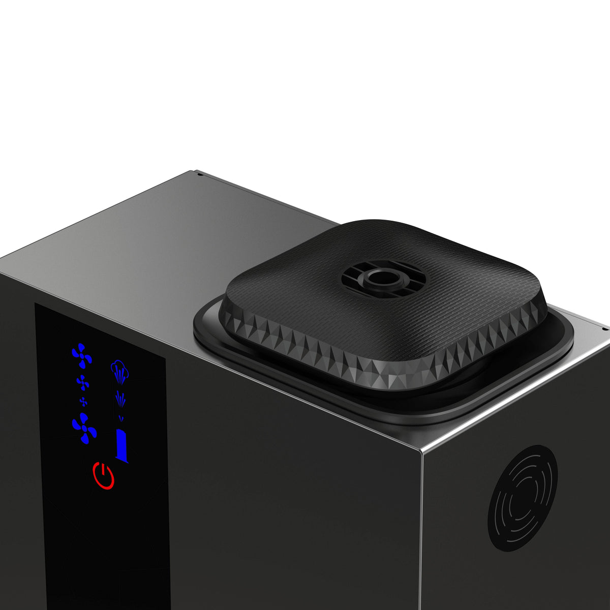 ARO-HOME diffuser with adjustable time settings, up to 1,200 sqft coverage, and a large 200ml oil bottle for long-lasting fragrance.
