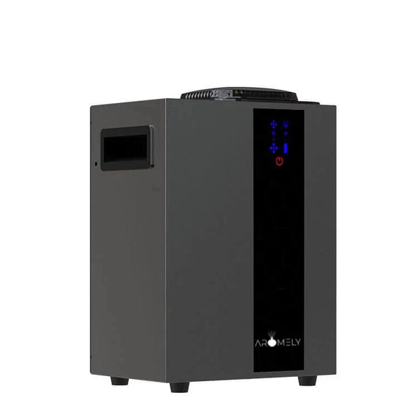 Aromely ARO-PRO scent diffuser by Aromely covers 4,000 sq ft, Bluetooth and HVAC compatible side profile