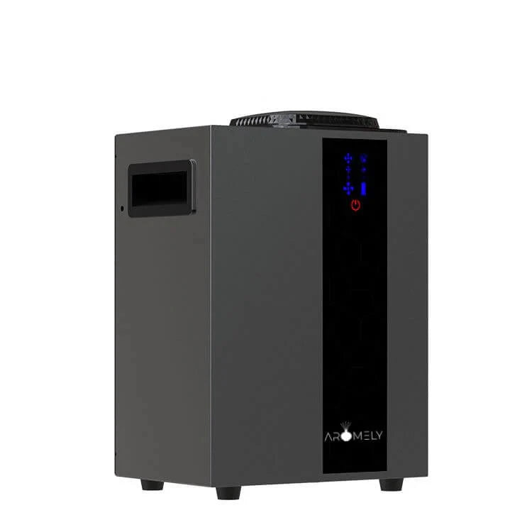 Aromely ARO-PRO scent diffuser by Aromely covers 4,000 sq ft, Bluetooth and HVAC compatible side profile