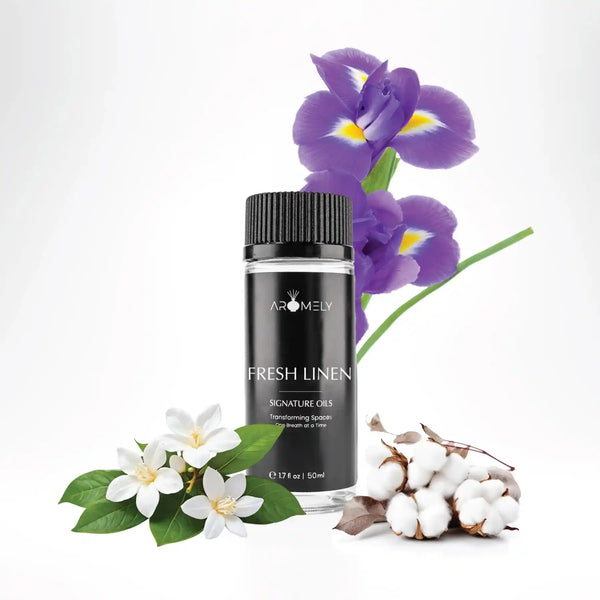 【オイル増量中　100ml】アロモア本体＋リラックスフレッシュブレンド Aromely Fresh Linen Diffuser Oil Blend | Cool Cotton, Musk – AROMELY
