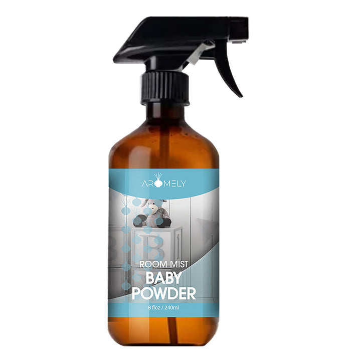 Aromely Baby Powder Room Spray 8oz - Fresh & Soothing - Made in USA