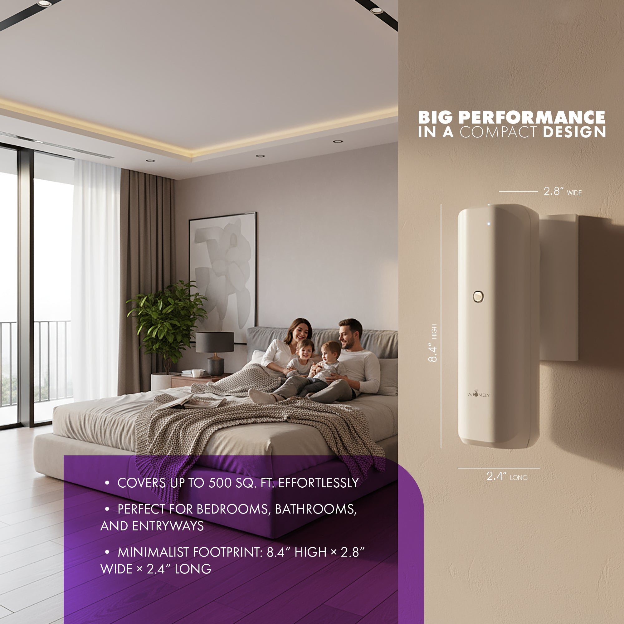 ARO Bliss Bluetooth Diffuser - Waterless – AROMELY