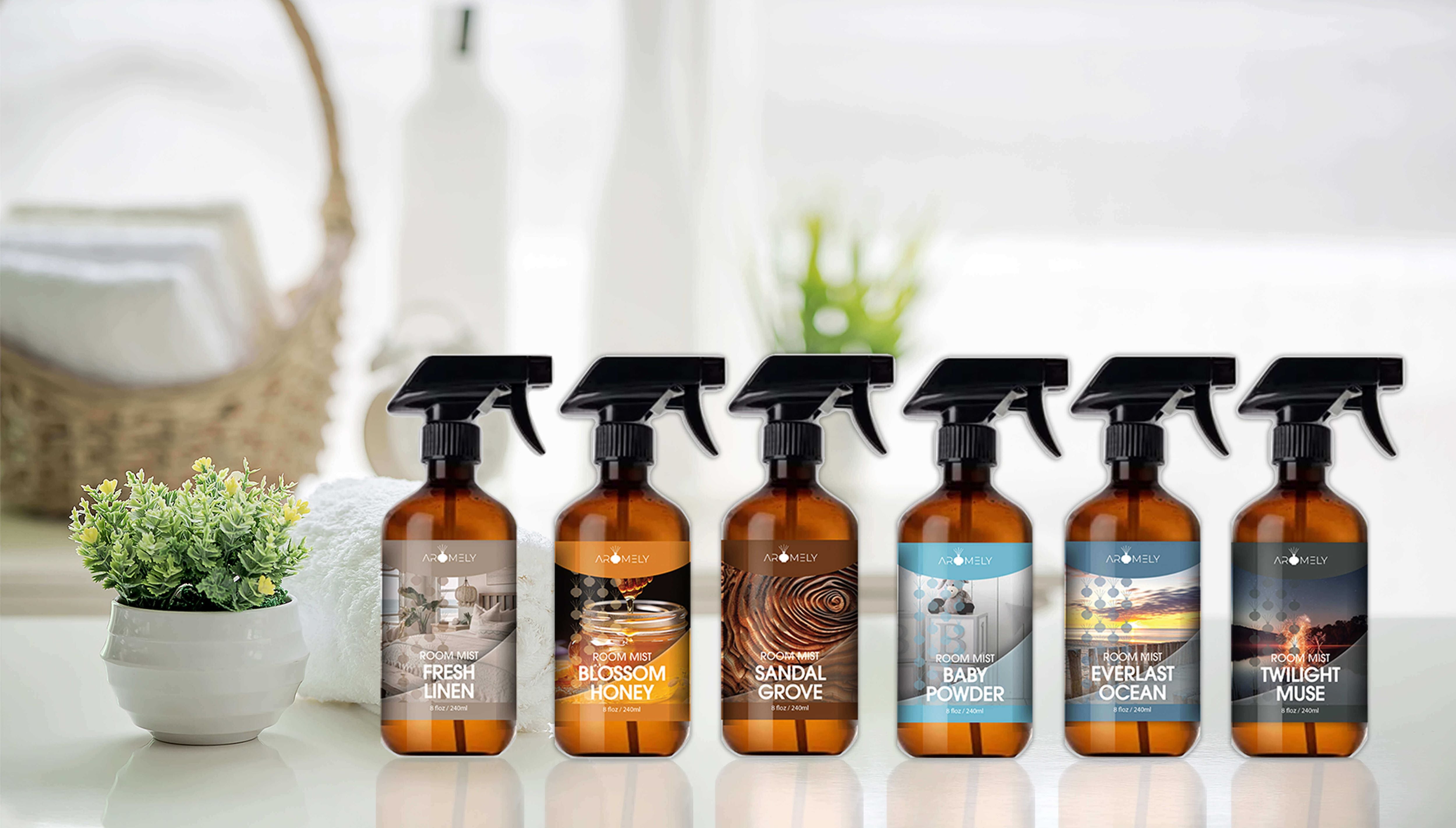 Aromely Room Sprays - A Burst of Freshness for Every Room – AROMELY
