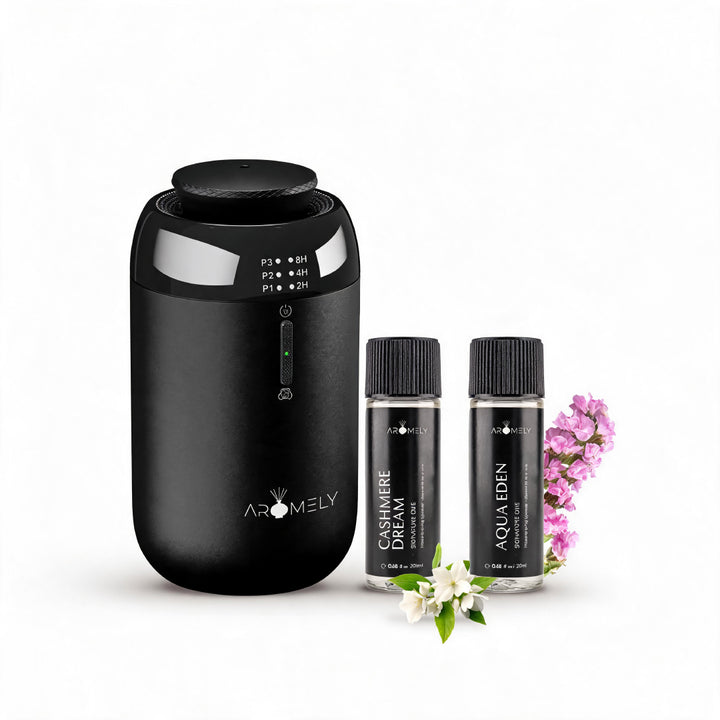 Aro-Car Diffuser Bundle (Diffuser + 2x20ml Scents)