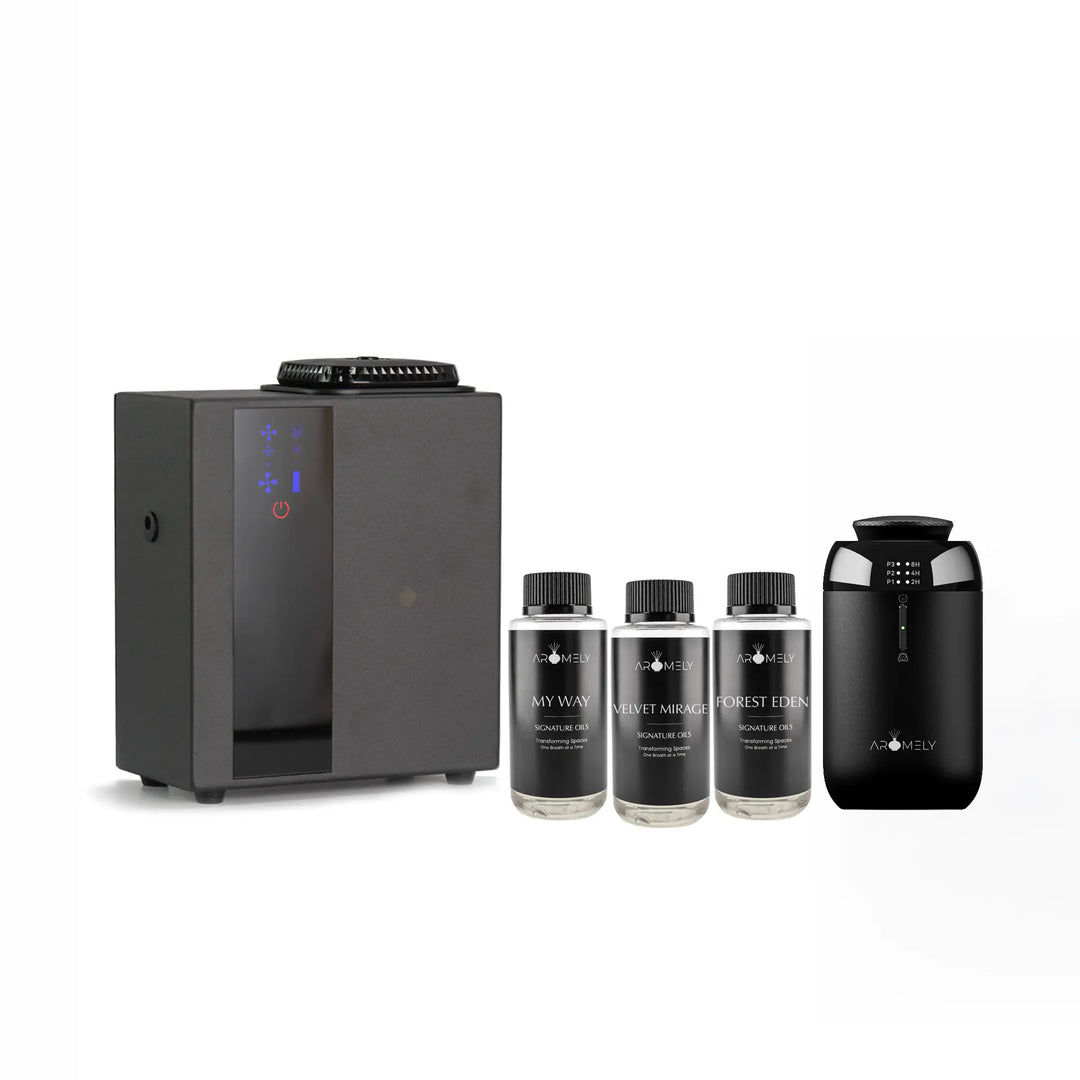 Aro Home Bundle with Free Car Diffuser - AROMELY 