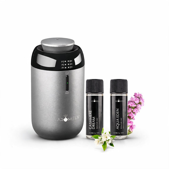 Aro-Car Diffuser Bundle (Diffuser + 2x20ml Scents)