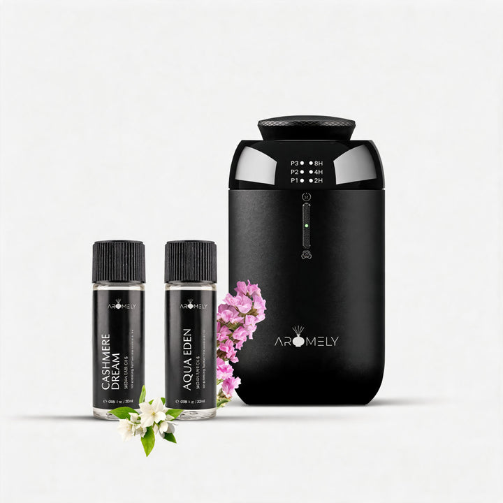 Aro-Car Diffuser Bundle (Diffuser + 2x20ml Scents)