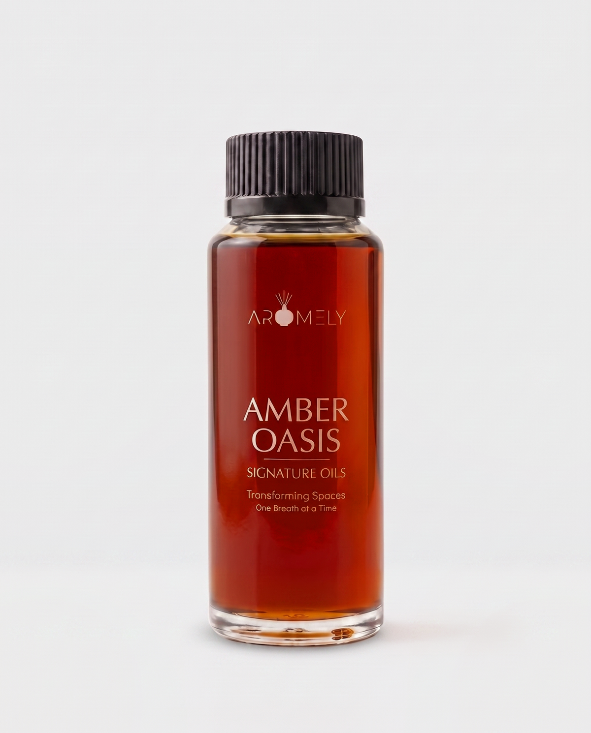 Aromely Amber Oasis fragrance oil bottle, 120 ml