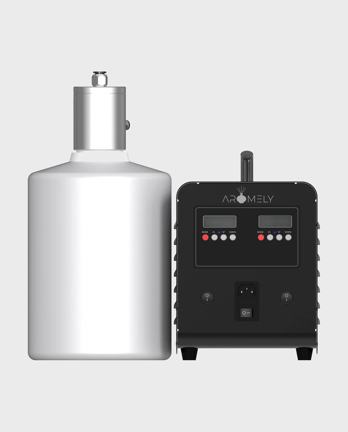 ARO VORTEX commercial HVAC scent diffuser with one 5 L container, front view