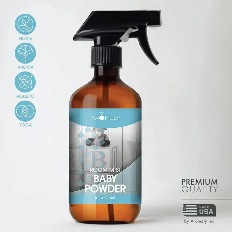 AROMELY Fragrance Room Spray - Fresh Linen 8FlOz (236ml), Made in USA