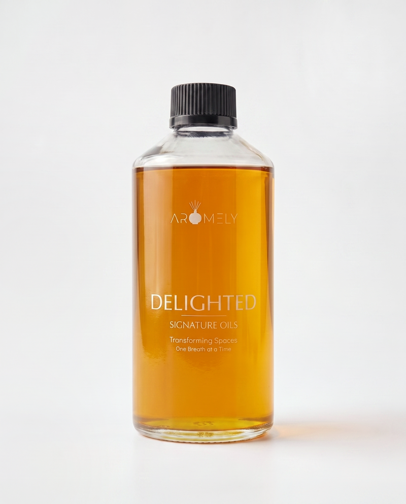 Aromely Delighted fragrance oil bottle, 500 ml