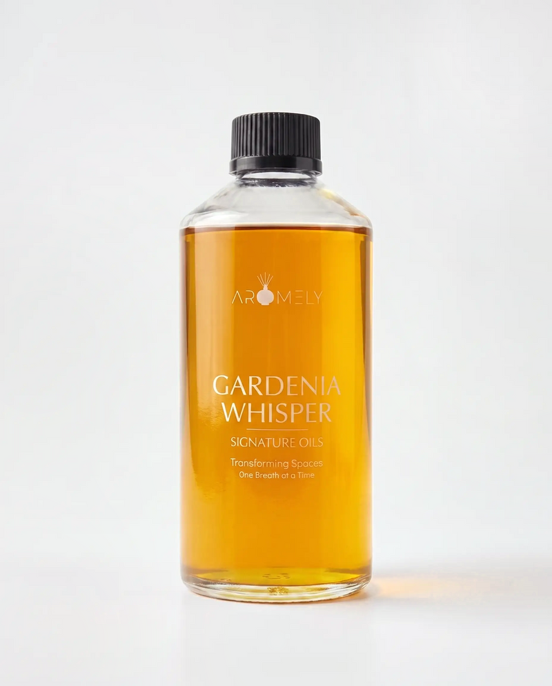 Aromely Gardenia Whisper fragrance oil bottle, 500 ml