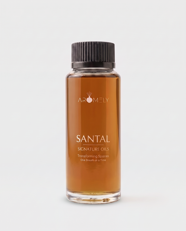 Aromely Santal fragrance oil bottle, 120 ml