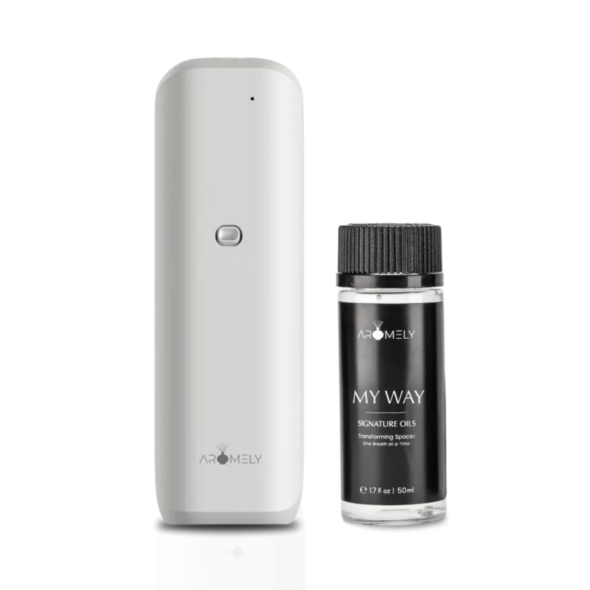 ARO-BLISS Diffuser + My Way Scent Bundle – Elegant Home Fragrance Set Oil Bottle - AROMELY 