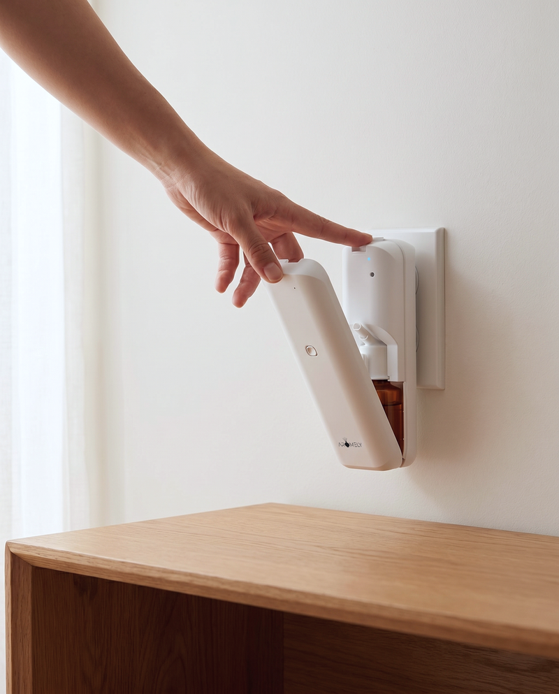 ARO-BLISS - Smart Plug-In Bluetooth Scent Diffuser Up to 500 Sq Ft