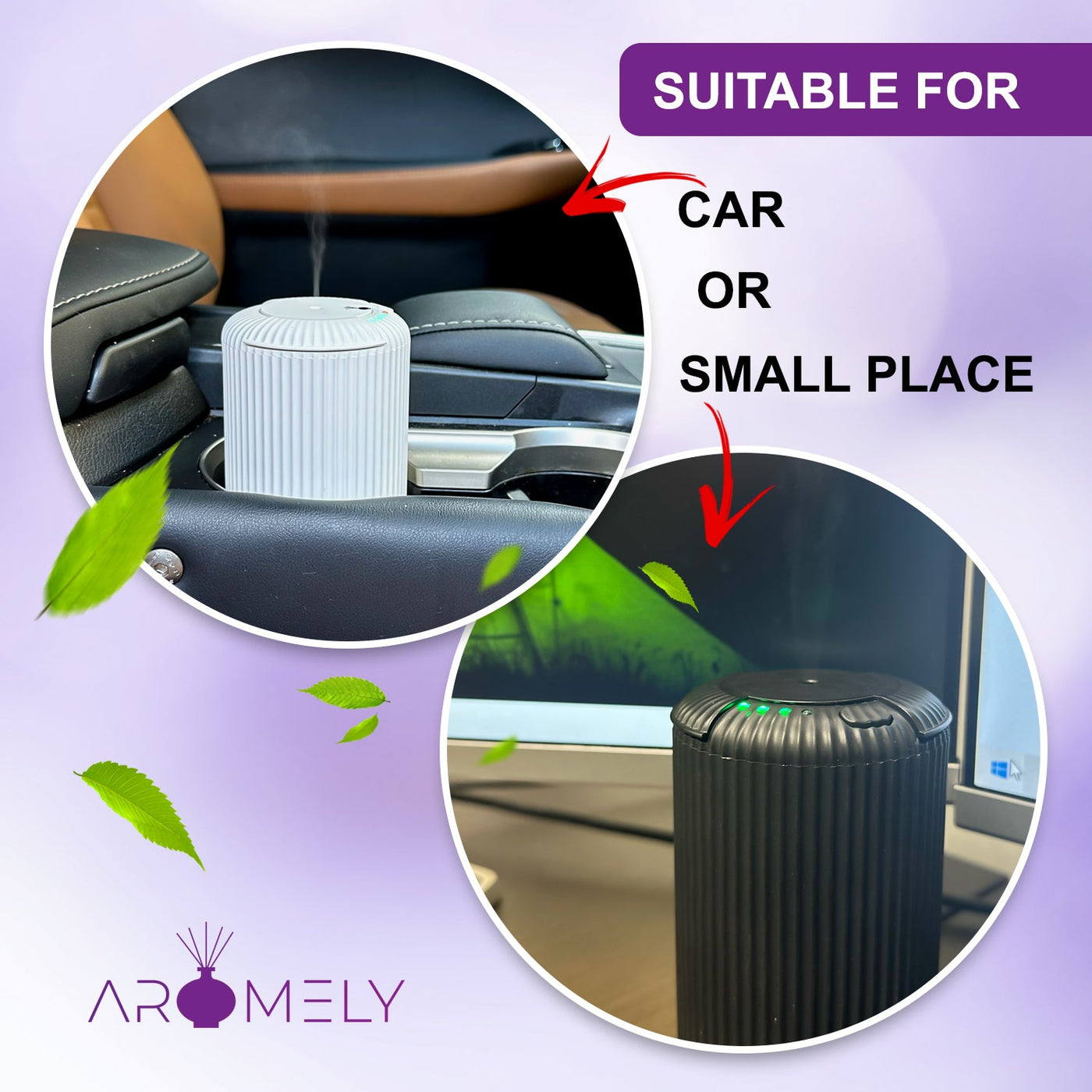 Aro-Car by Aromely - Bringing Your Favorite Fragrances Anywhere, White