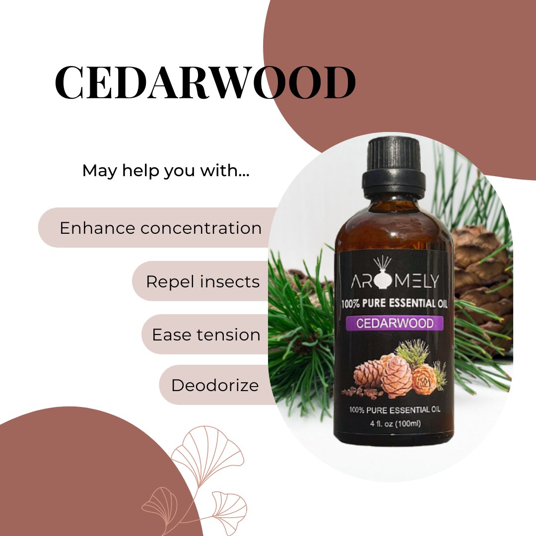 Cedarwood Essential Oil - AROMELYCED-100