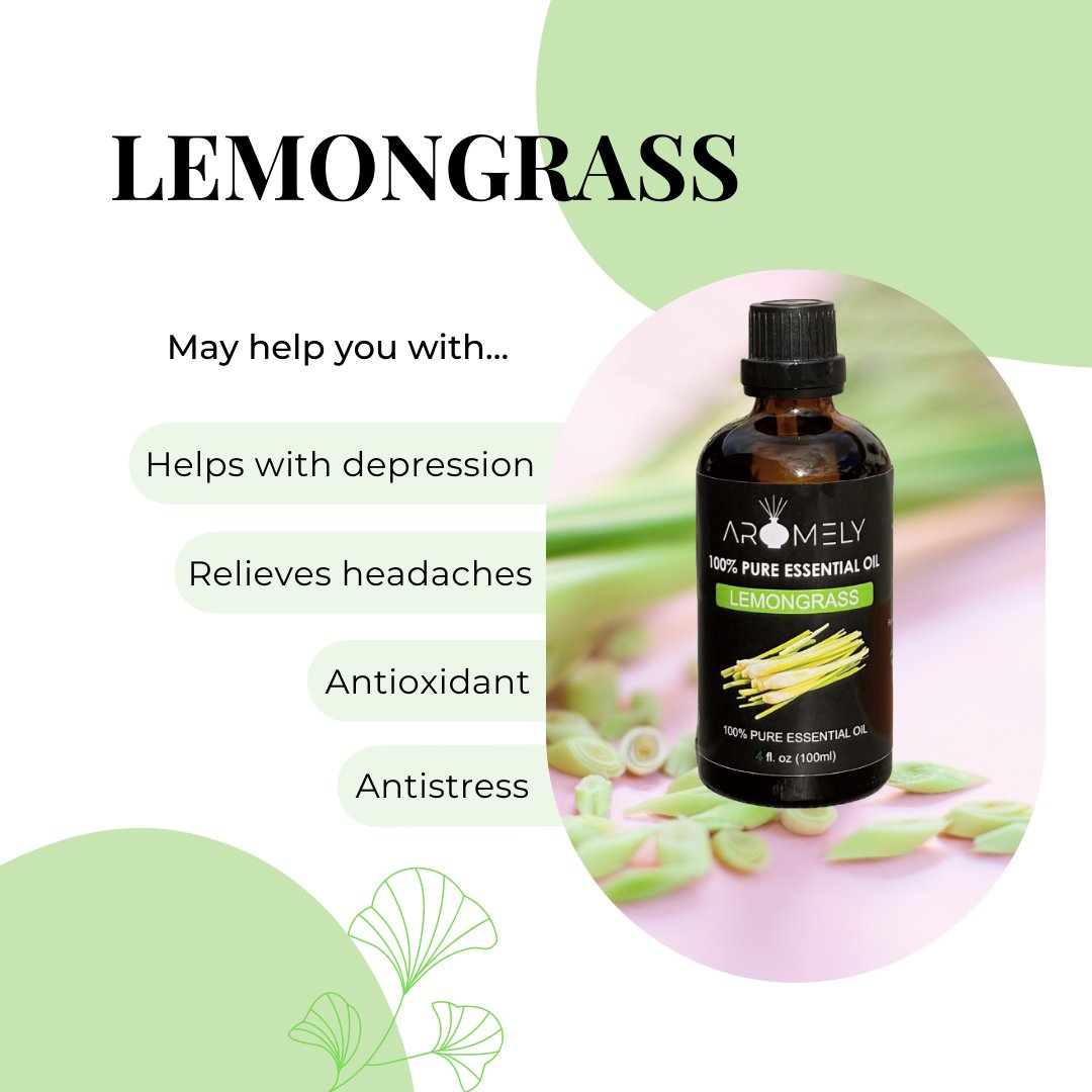 Lemongrass Essential Oil - AROMELYLEM-100